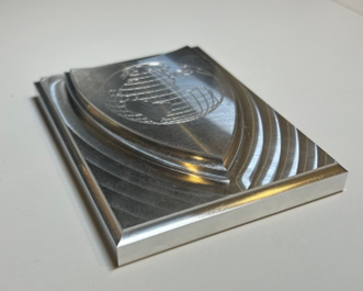 CNC Milled Aluminum Plaque